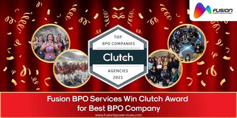 Fusion Bpo Services Win Clutch Award For Best Bpo Company Fusion
