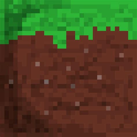 Grass Block Pixel Art I Made Rminecraft