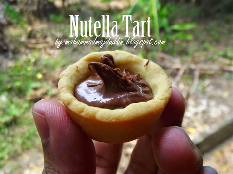 200gm mentega 100gm gula aising 1/4 teaspoon esen vanila bahan b: Resepi Nutella Tart | Nutella, Tart, Cooking recipes