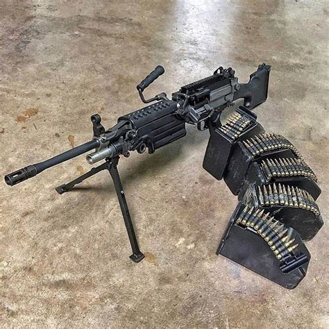 Happiness Is A Belt Fed Machine Gun Via Thegunsafe ・・・ M249 Madness😈