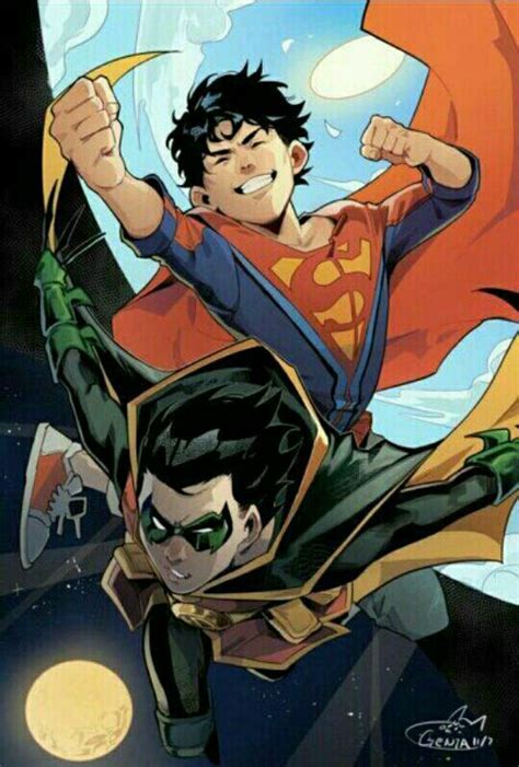 ImÁgenes Damian Wayne X Jonathan Kent In 2020 Dc Comics Artwork Superhero Comic Comics Artwork