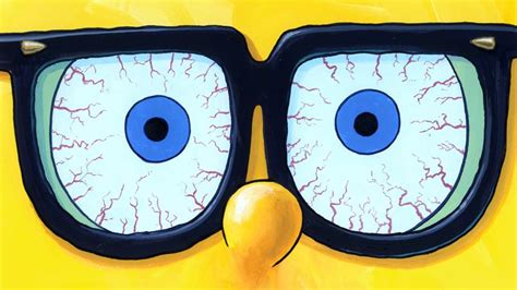 Spongebob Squarepants Glasses Eyes Hd Wallpaper Anime Wallpaper Better