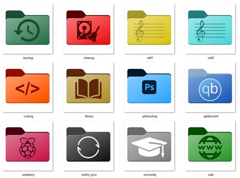 Folderpack1 For Windows 11 Icon Set By Giuscond On Deviantart
