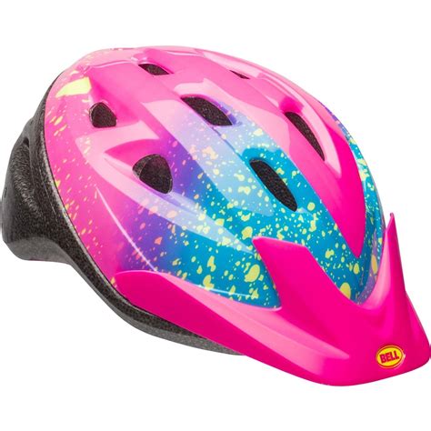 Bell Rally Girls Bike Helmet Pink Splatter Child 5 52 56cm