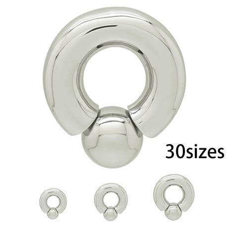 4 Mm To 12 Mm Thick Stainless Steel Piercing Ring Body Jewelry Nipple