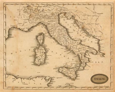 Old Italy Map