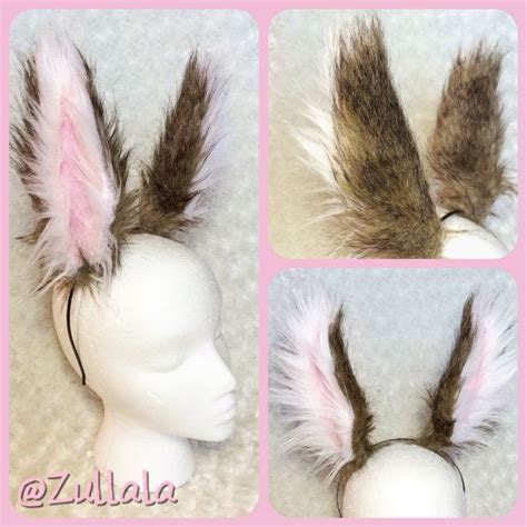 Small Realistic Brown Rabbit Ears Rabbit Ears Headband Bunny Ears