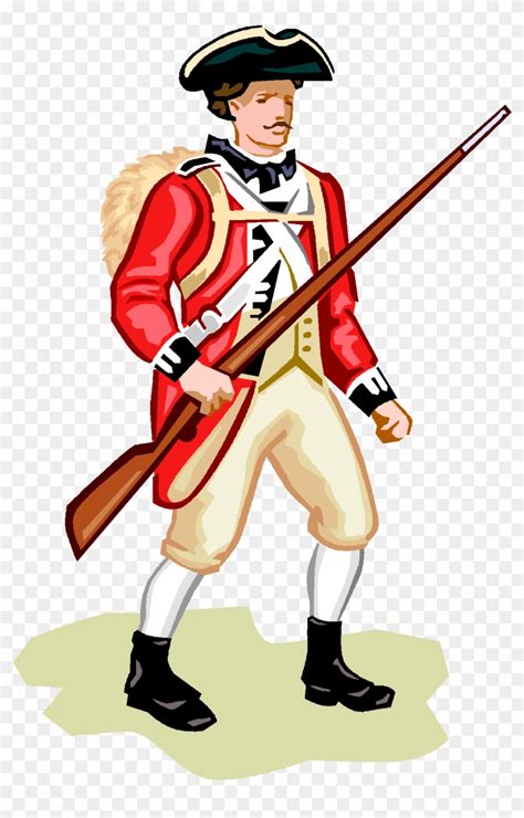British Soldier Revolutionary War Drawing