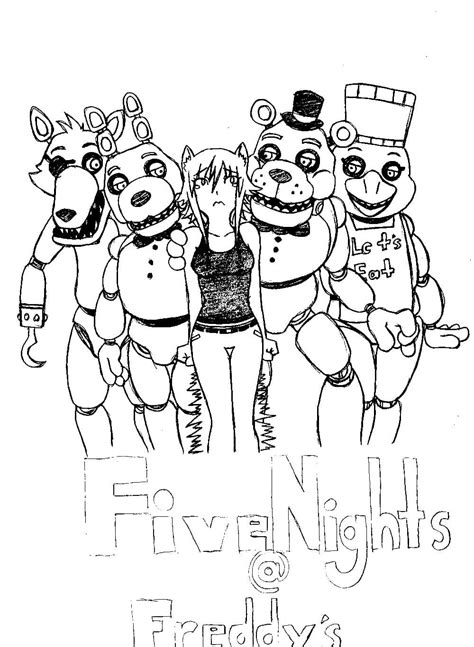 Fnaf Animatronics Coloring Page Download Print Or Color Online For Free