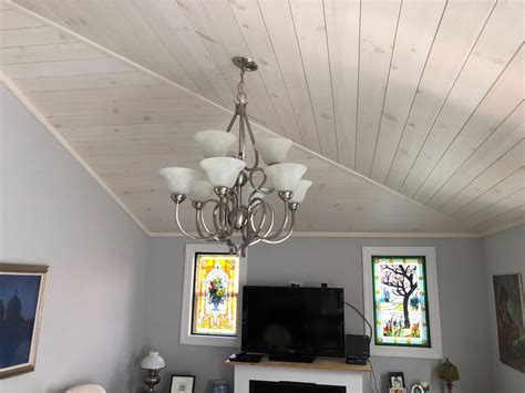 Whitewash Pine Ceiling Pictures Shelly Lighting