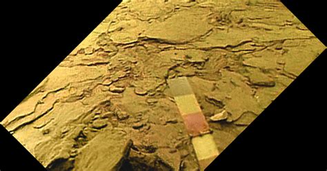 Venera 14 View Of The Surface Of Venus Color The Planetary Society