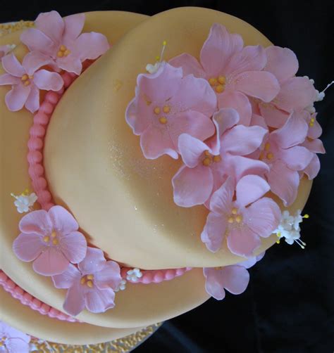 Sugarcraft By Soni Three Tier Floral Wedding Cake