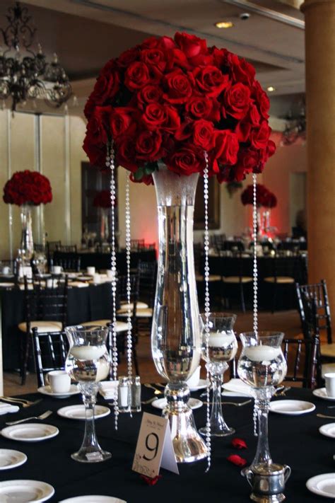 Pastries By Vreeke Rose Centerpieces Wedding Red Roses Centerpieces