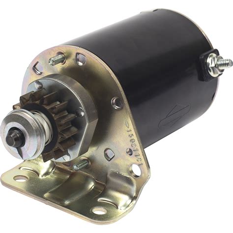 Briggs And Stratton 12 Volt Electric Starter Motor — Oem Replacement Part