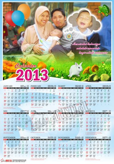 29 Desain Kalender 1 Lembar Cdr Png