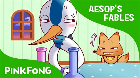 The Fox And The Stork Aesops Fables Pinkfong Story Time For