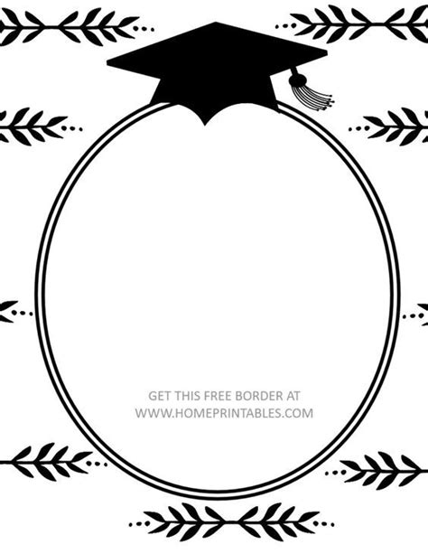 15 Free Graduation Borders With 5 New Designs Graduation