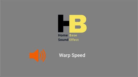 Warp Speed Sound Effect Free Youtube