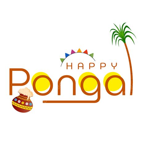 Happy Pongal Creative Art Celebrated By Tamil In India Pongal India