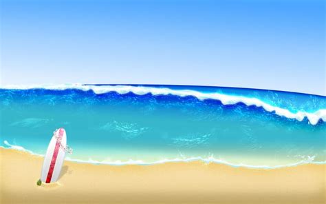 40 Animated Beach Waves Wallpaper On Wallpapersafari