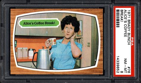 1971 Brady Bunch Alices Coffee Break Psa Cardfacts®
