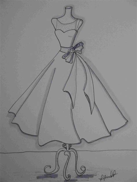 How To Draw Fashion Dresses Easy Art Scalawag