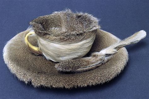 Meret Oppenheim Object Fur Covered Cup Saucer And Spoon Article Khan Academy In