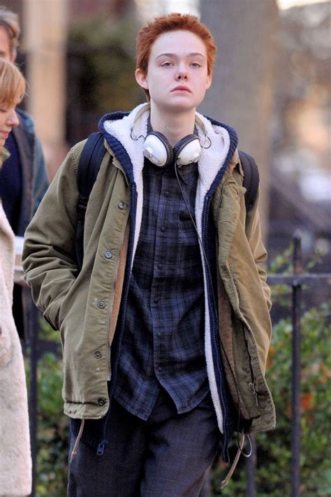 Elle Fanning Filming Three Generations In Nyc