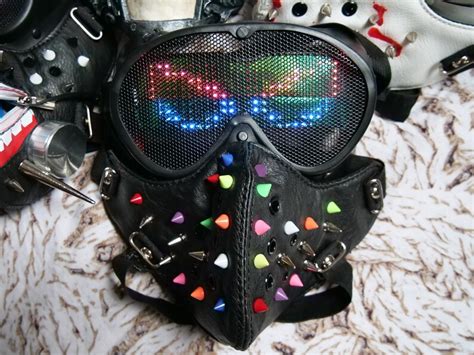 Special Edition Programmable Wrench Mask With Led Matrix Etsy