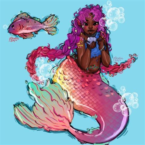 Potato Zay On Instagram Mermaid Inspired By A Tropical Fish For