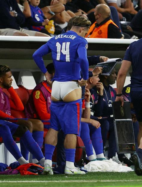 Footballers In Underwear JACK GREALISH IN BRIEFS