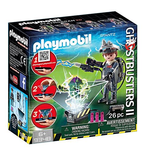 Playmobil Ghostbusters Ii Raymond Stantz Playmogram 3d Figure Toys