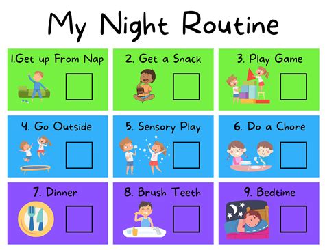 Autism Visual Schedule Printables Free Pdf