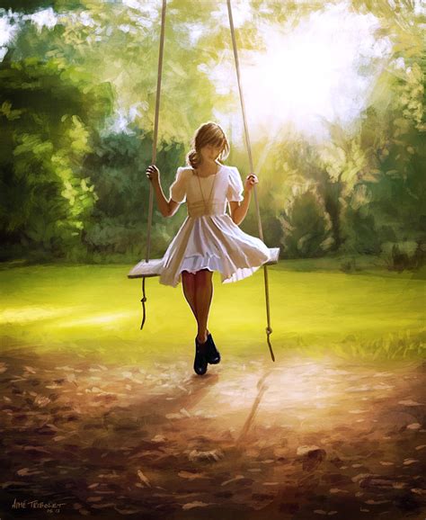 The Girl In The Swing By Aimetribolet On Deviantart