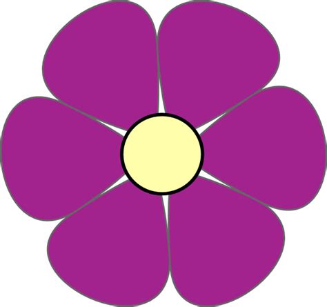 Free download 38 best quality cartoon flower clipart at getdrawings. Purple Flower Clip Art at Clker.com - vector clip art ...