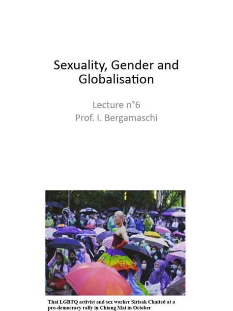 Lesson 6 Pdf Globalization Sex
