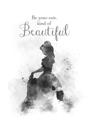 Black and white quote of the daypic.twitter.com/wlhlkvwfzu. Belle Quote ART PRINT Beauty and the Beast, Princess ...