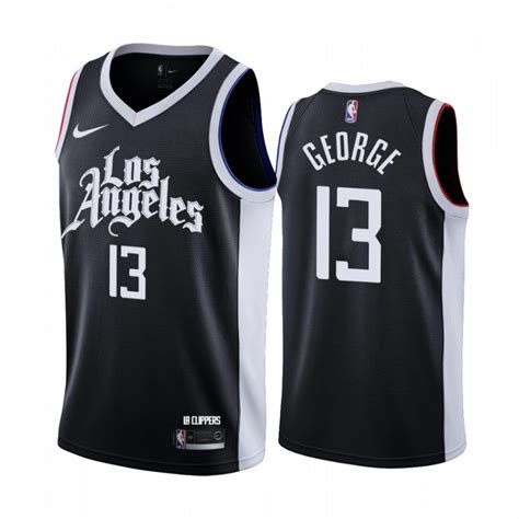 Paul george on luka doncic: Camiseta Paul George #13 Los Angeles Clippers 2021 Negro ...