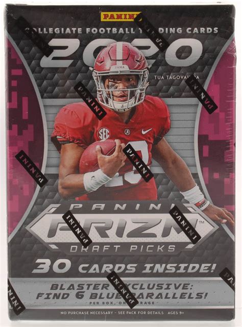 2020 Panini Prizm Draft Picks Football Box With 30 Cards Pristine