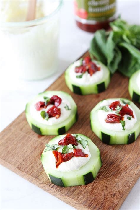 Cucumber Canapés With Whipped Feta Whipped Feta Recipe