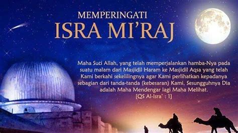 Kumpulan Lengkap Ucapan Selamat Isra Miraj 1442 H Bahasa Indonesia Dan