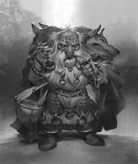 Even Amundsen Fantasy Dwarf Concept Art Characters Fantasy