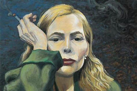 Joni Mitchell Painting Blank On Blank