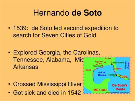 Four significant accounts exist of de soto's journey, three of them penned by participants. PPT - European Exploration 1492-1700 PowerPoint ...