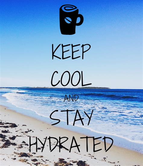Keep Cool And Stay Hydrated Poster Annie Lo Keep Calm O Matic