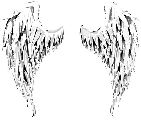 천사 날개 Pixabay의 무료 벡터 그래픽
