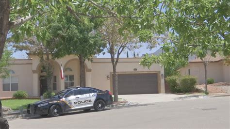 scene of the house where a 1 year old nearly drowned on 1360 desert canyon in west el paso