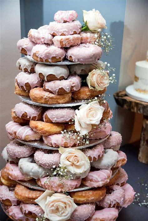 Donut Wedding Ideas That Will Blow Your Mind Emmaline Bride Donut Wedding Cake Wedding