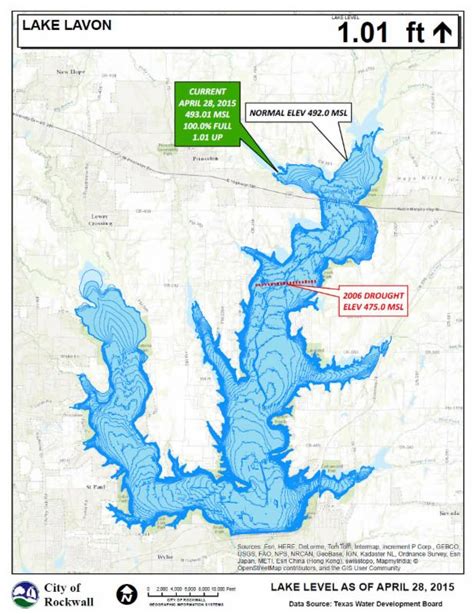 Current Area Lake Levels As Of April 28 Blue Ribbon News