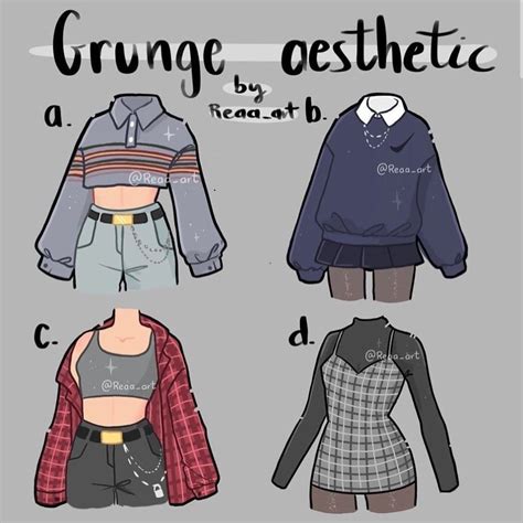 Alt Outfit Ideas Drawing